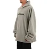 Balenciaga Blurred Logo Distress Hoodie 'Grey' 661711TKVD68174 sold by KicksCrew