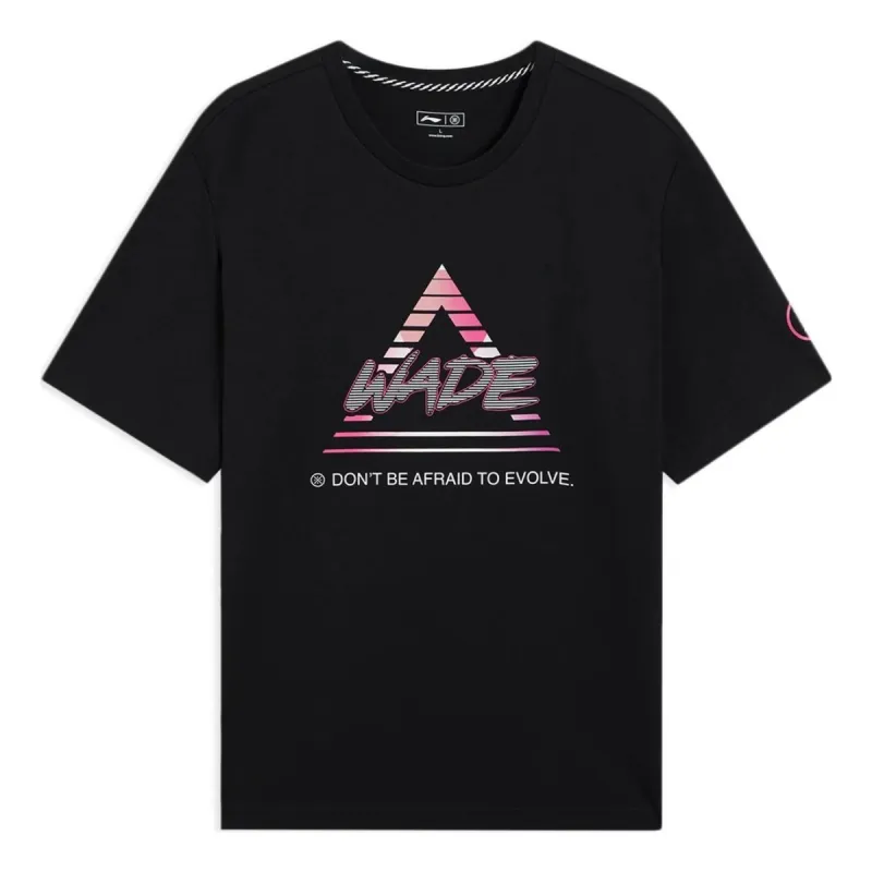 Li-Ning Way Of Wade Triangle Graphic T-shirt 'Black' AHSS811-5 sold by KicksCrew