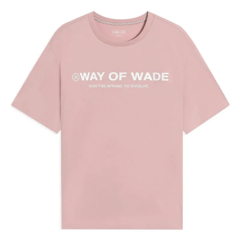 Li-Ning Way Of Wade Graphic T-shirt 'Pink' AHSS809-6 sold by KicksCrew