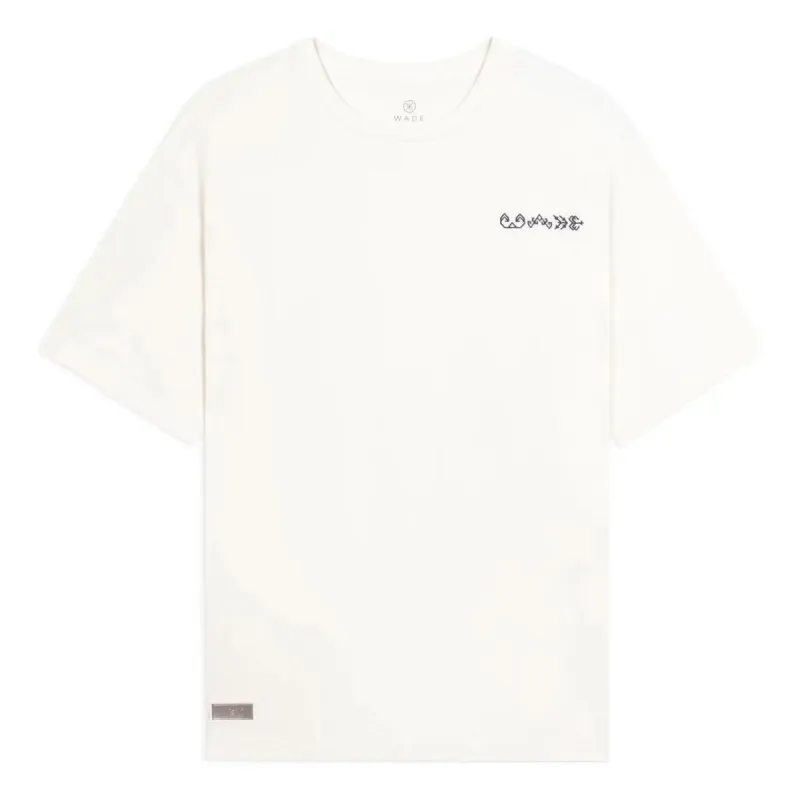 Li-Ning Way Of Wade Small Graphic T-shirt 'Creamy White' AHSS805-3 sold by KicksCrew