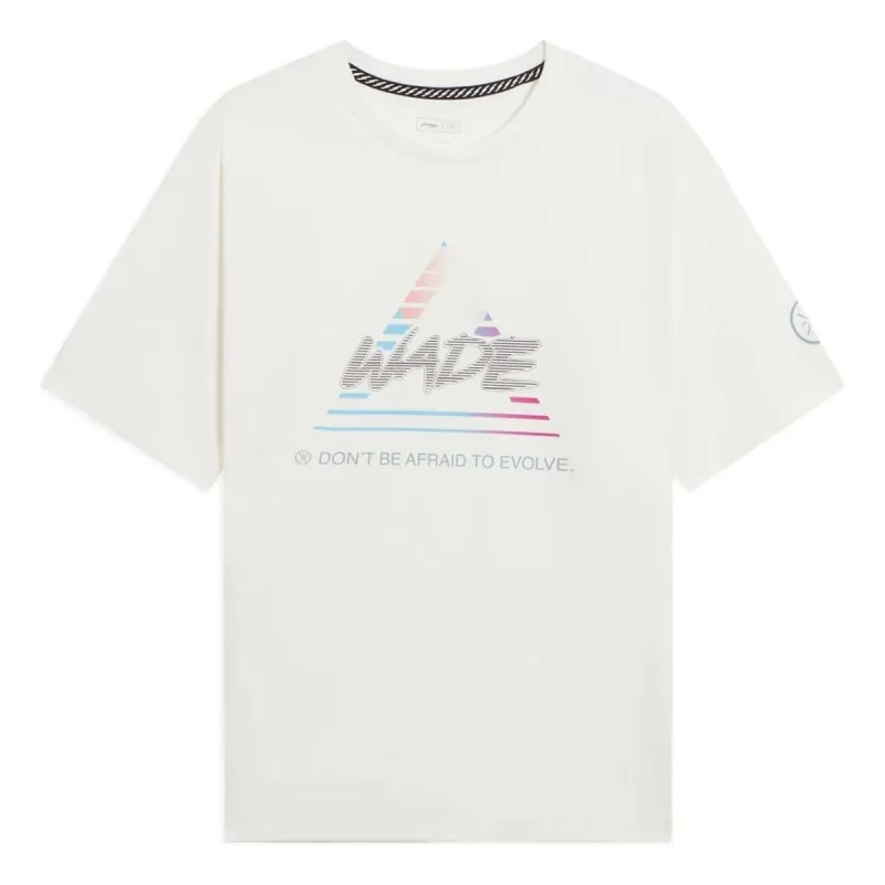 Li-Ning Way Of Wade Triangle Graphic T-shirt 'White' AHSS811-2 sold by KicksCrew