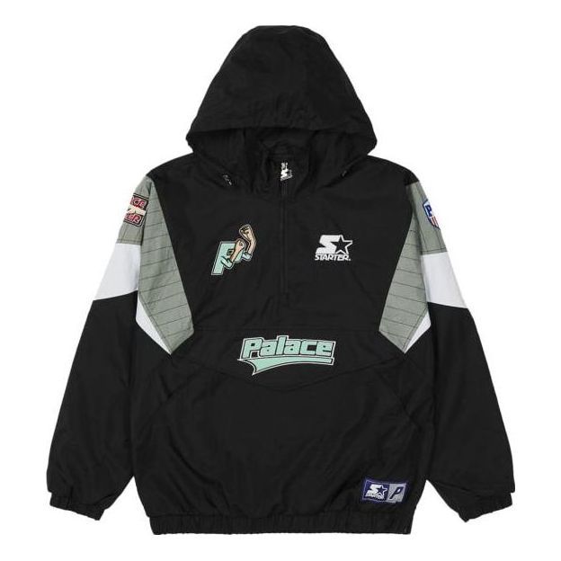 Palace X Starter Breakaway Jacket 'Black' PAL-SS22-107 sold by KicksCrew