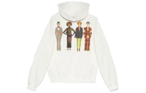 Gucci Exquisite Logo Hooded Sweatshirt 'White' 700120-XJEXD-9095 sold by KicksCrew