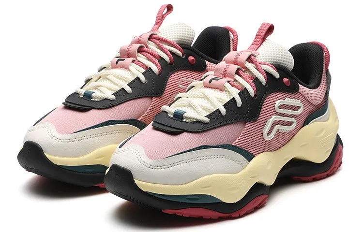 (WMNS) FILA FUSION CHEESE Sneakers 'Pink White Red' T12W331101FBW sold by KicksCrew product image thumbnail 2