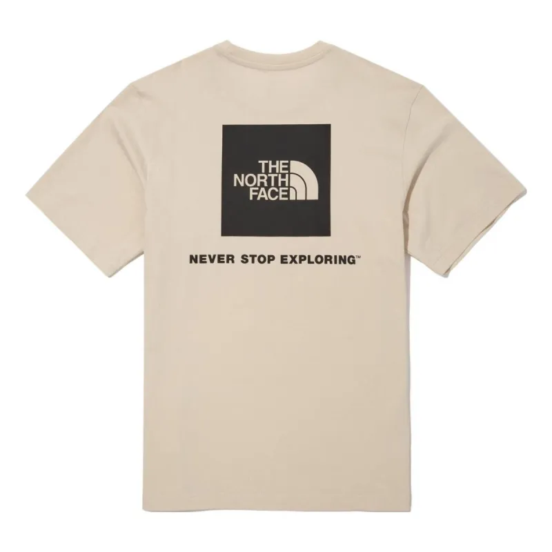 THE NORTH FACE Nse Box Logo T-shirt 'Beige' NT7UN56C sold by KicksCrew