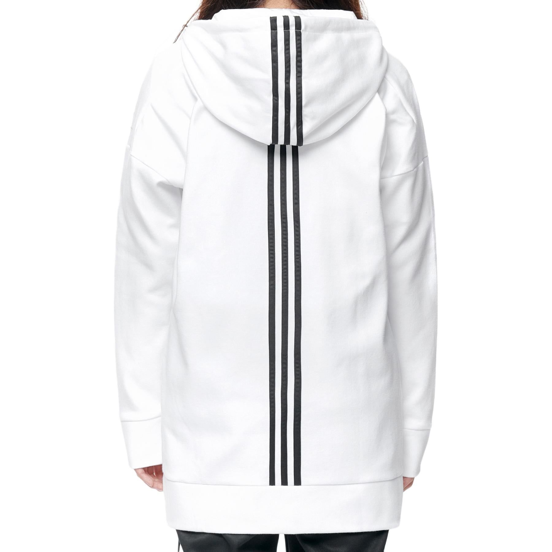(WMNS) adidas originals Hooded Tracktop 'White' FS6933 sold by KicksCrew product image thumbnail 4