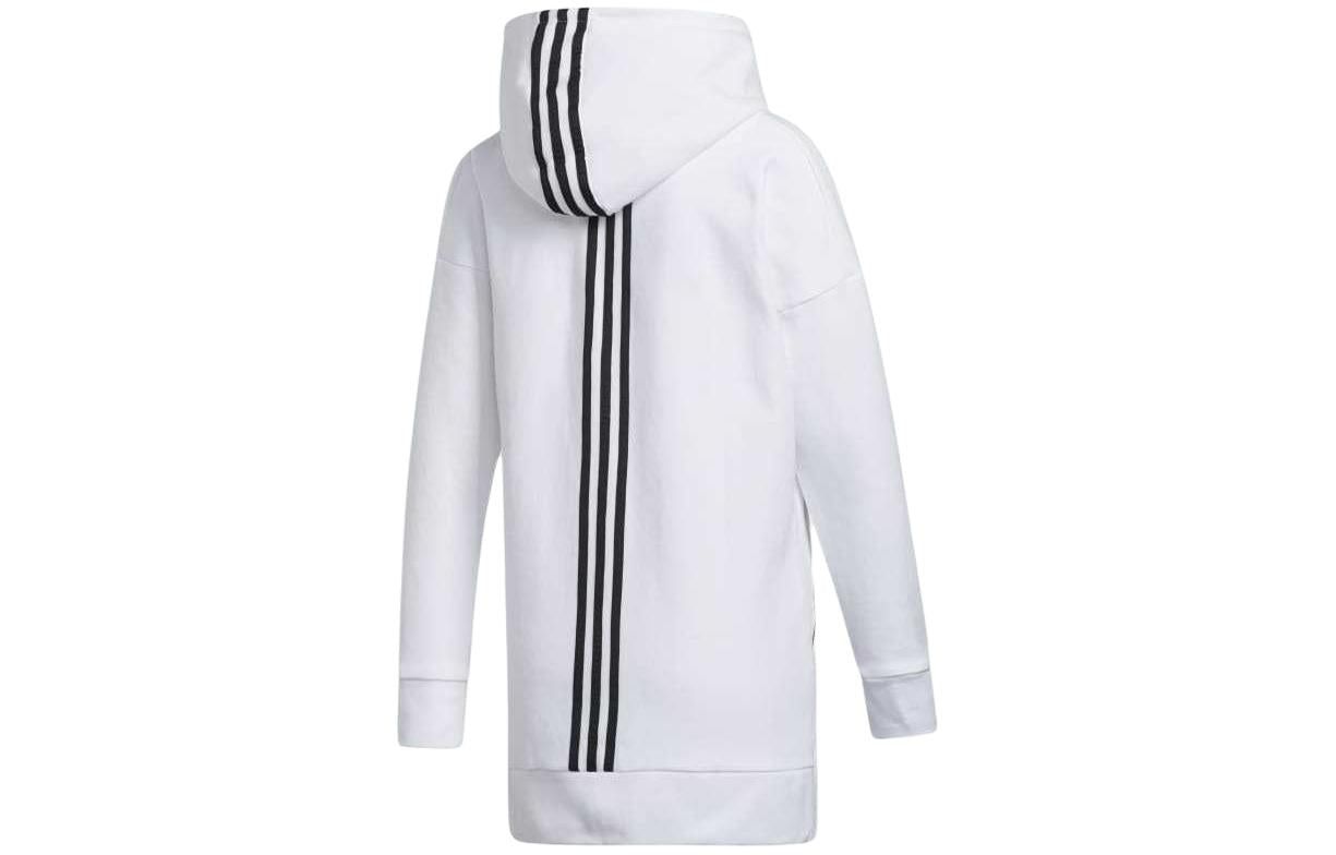 (WMNS) adidas originals Hooded Tracktop 'White' FS6933 sold by KicksCrew product image thumbnail 2