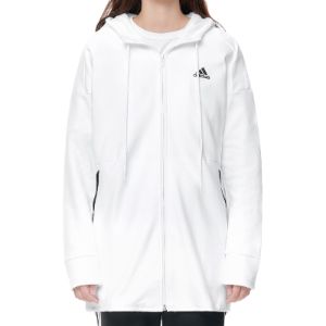 (WMNS) adidas originals Hooded Tracktop 'White' FS6933 sold by KicksCrew