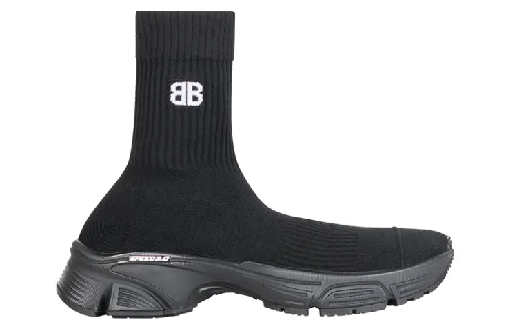 Balenciaga Speed 3.0 Monocolor Sneakers 'Recycled Black' 654532W2DN21090 sold by KicksCrew product image thumbnail 2