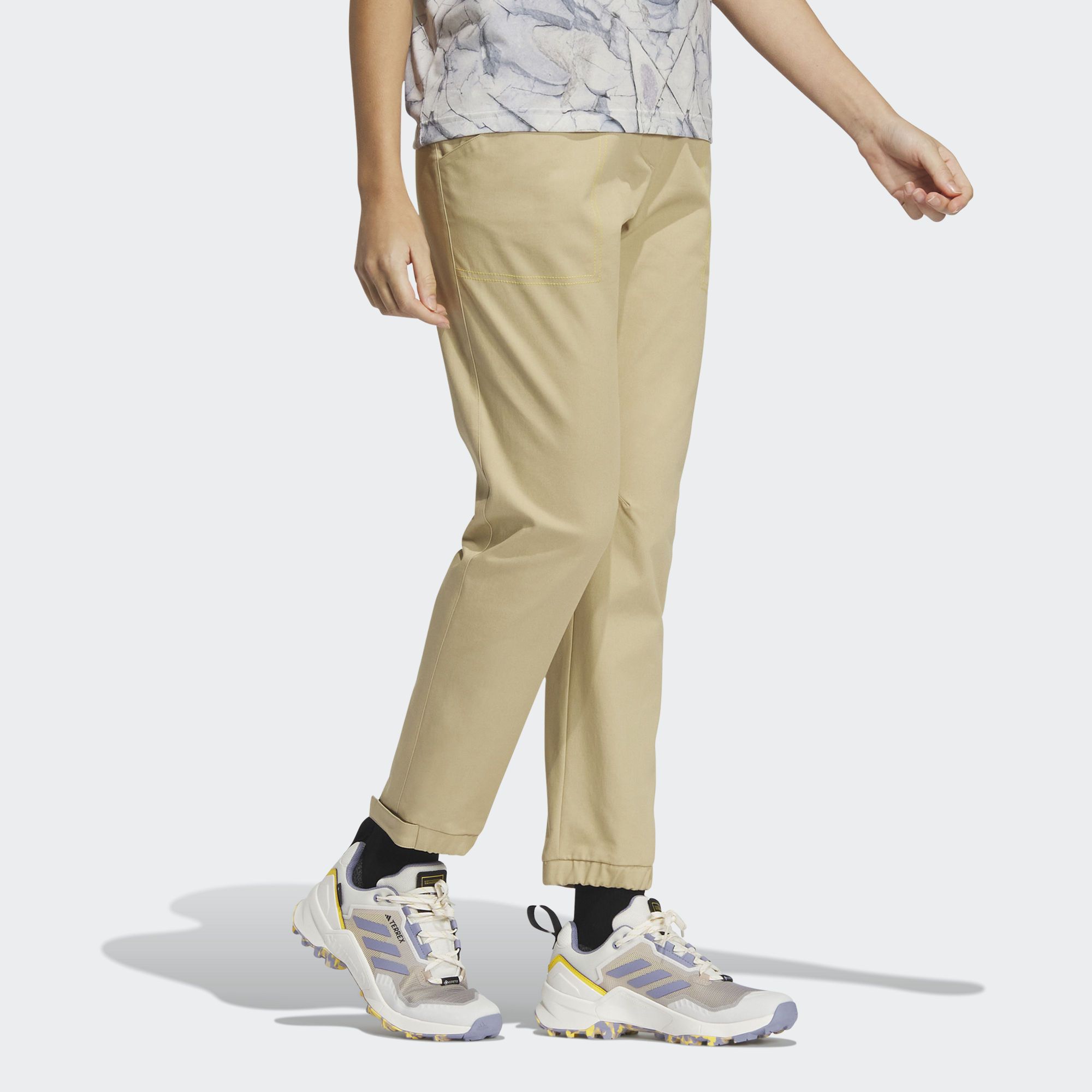 (WMNS) adidas National Geographic Outdoor Trouser 'Beige' IC4946 sold by KicksCrew product image thumbnail 4