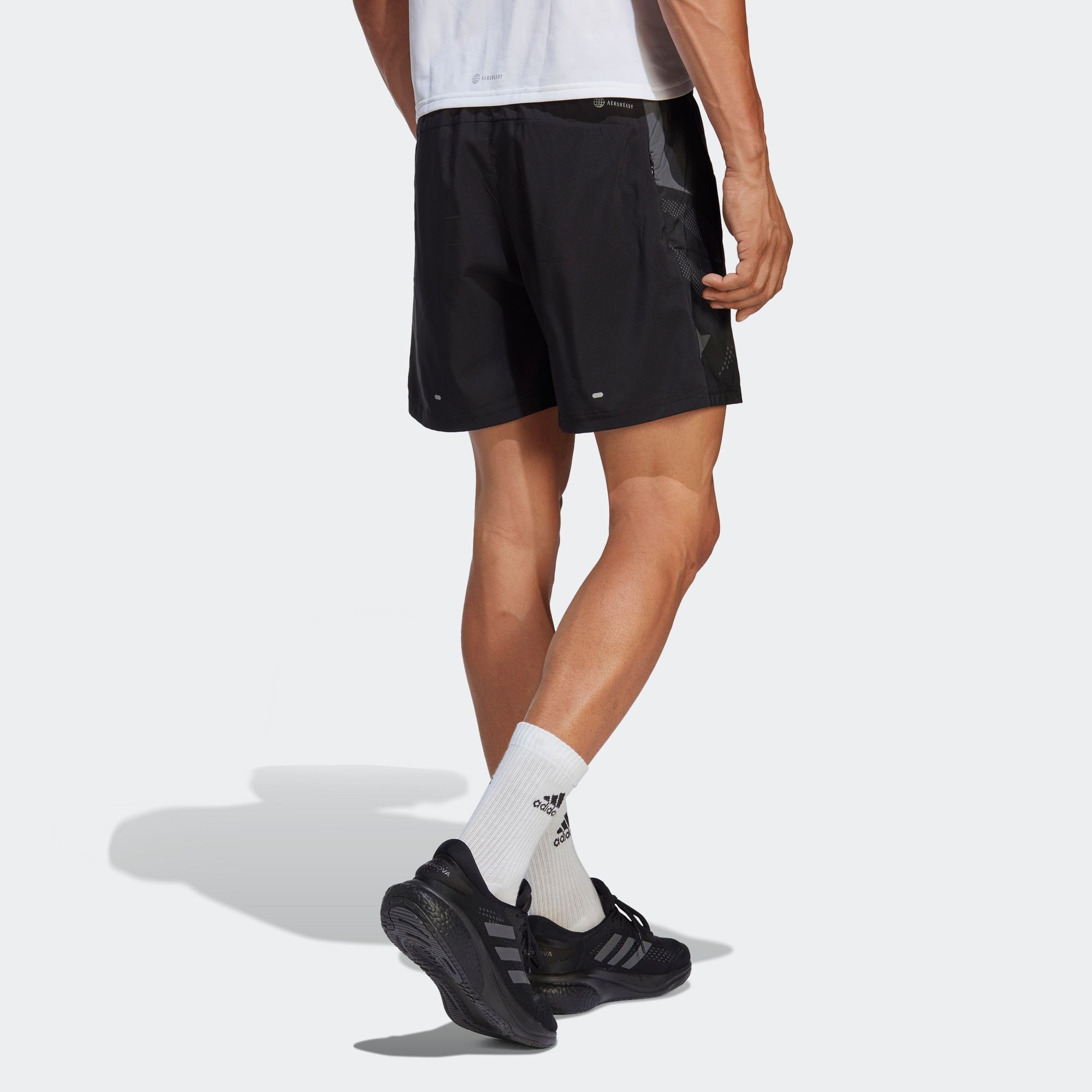Adidas Own the Run Seasonal Shorts 'Black' HR6602 sold by KicksCrew product image thumbnail 3