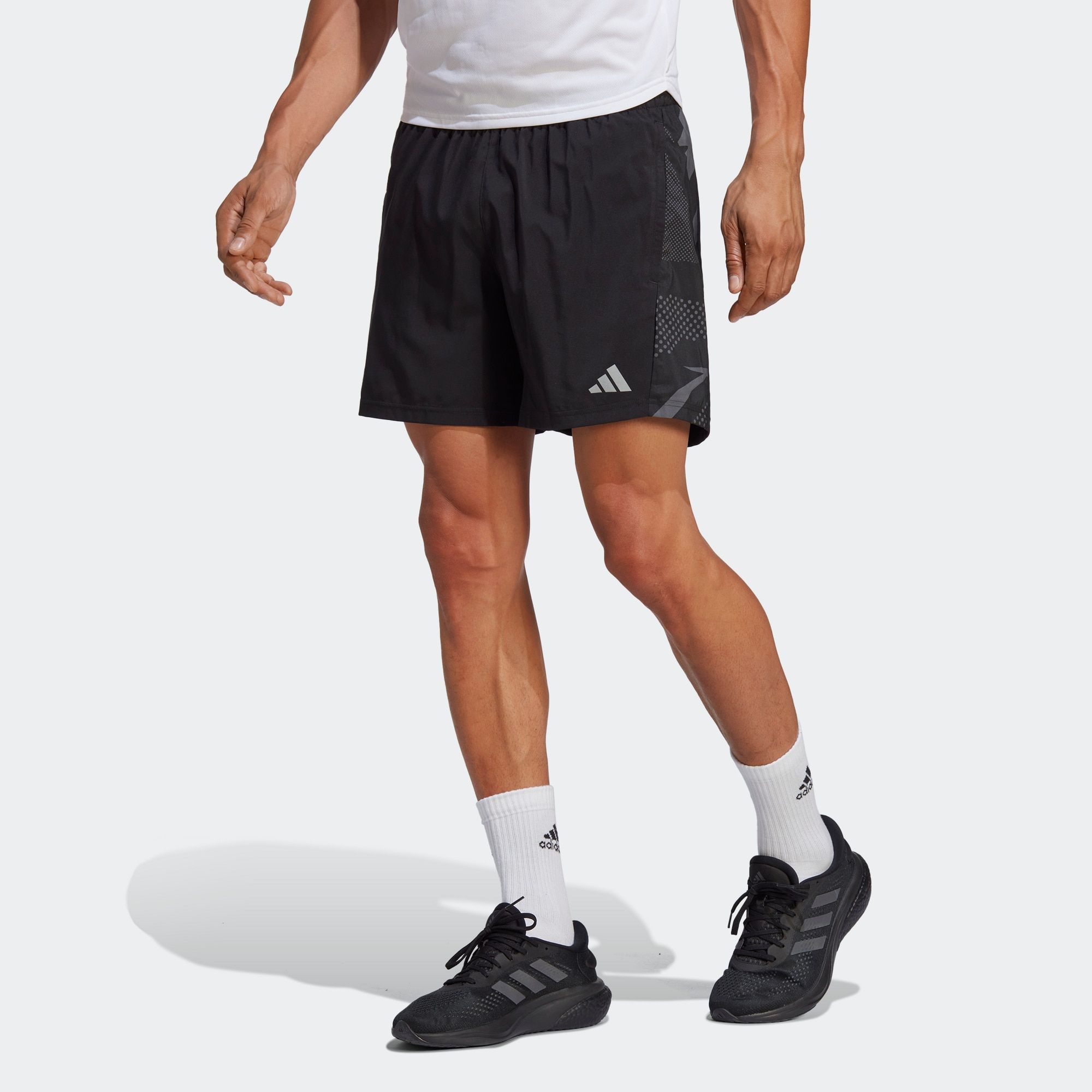 Adidas Own the Run Seasonal Shorts 'Black' HR6602 sold by KicksCrew product image thumbnail 2