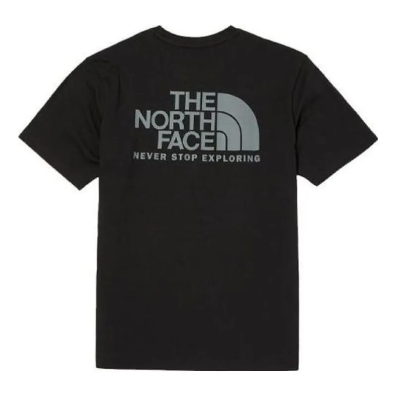 THE NORTH FACE Cotton Logo T-shirt 'Black' NT7UN06A sold by KicksCrew