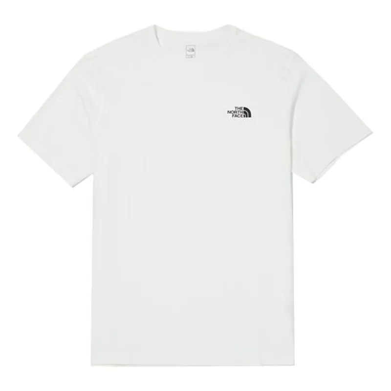 THE NORTH FACE Logo T-shirt 'White' NT7UN02B sold by KicksCrew
