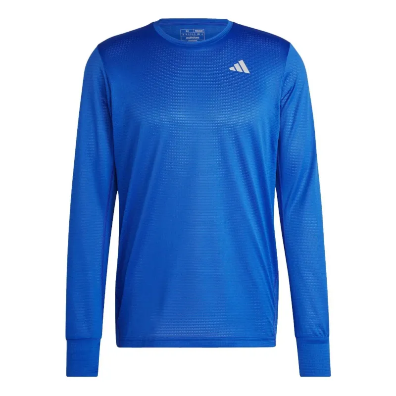 adidas Own the Run Long Sleeve Running T-Shirt 'Blue' HR6600 sold by KicksCrew