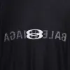 Balenciaga AI Logo Inside Out Oversized T-shirt 'Black Faded' 787358TQVJ41569 sold by KicksCrew