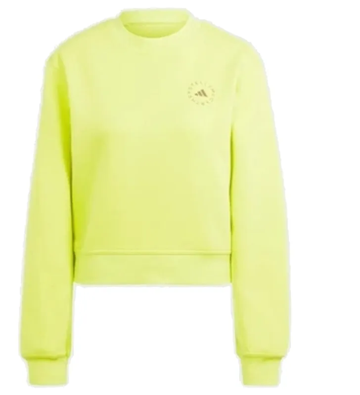 (WMNS) adidas by Stella McCartney Sportswear Sweatshirt 'Green' IJ0591 sold by KicksCrew