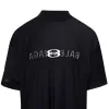 Balenciaga AI Logo Inside Out Oversized T-shirt 'Black Faded' 787358TQVJ41569 sold by KicksCrew
