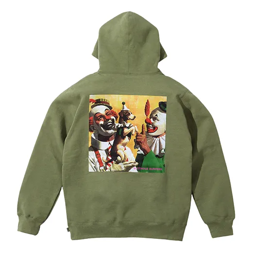 Supreme x Butthole Surfers Hooded Sweatshirt 'Olive Green Yellow' SUP-SS21-844 sold by KicksCrew product image thumbnail 2