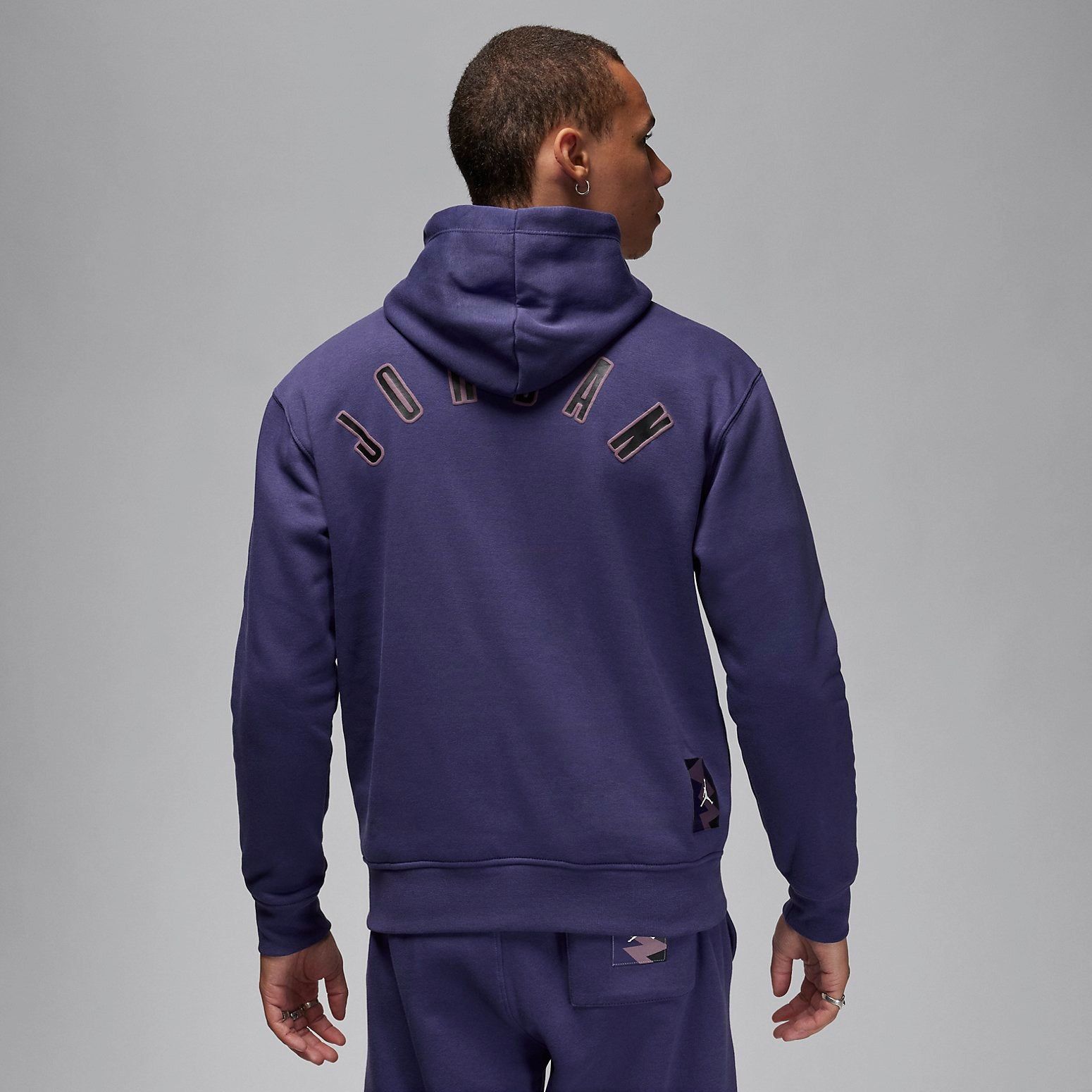 Air Jordan Flight MVP Fleece Pullover Hoodie 'Purple' FB7021-502 sold by KicksCrew product image thumbnail 4