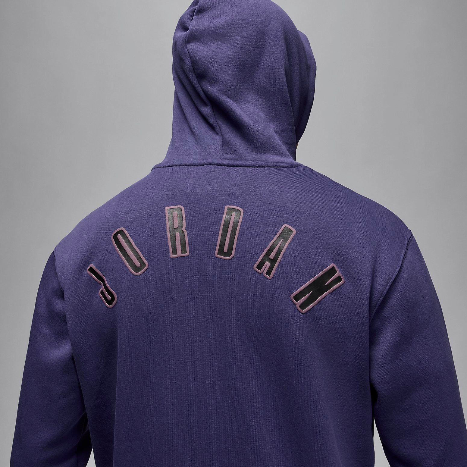 Air Jordan Flight MVP Fleece Pullover Hoodie 'Purple' FB7021-502 sold by KicksCrew product image thumbnail 3