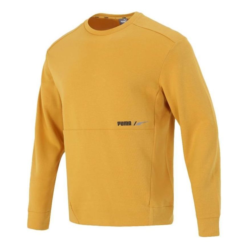 Puma Crew Sweater 'Yellow' 846532-37 sold by KicksCrew