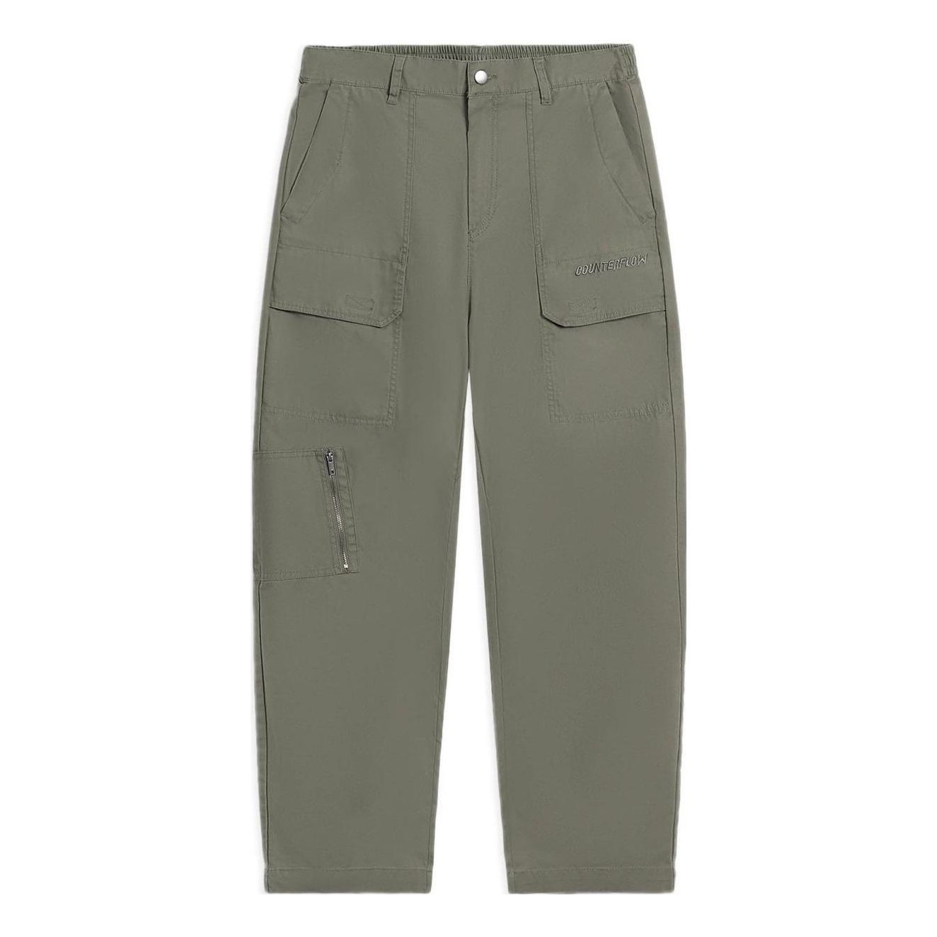 Li-Ning Counterflow Logo Straight Pants 'Green' AKXS843-1 sold by KicksCrew