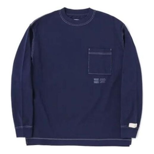 New Balance 1000 Long Sleeve T-Shirt Regular Fit 'Navy' AMT25023-PGM sold by KicksCrew
