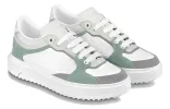 (WMNS) LOUIS VUITTON Time Out Sneakers 'White Mini Monogram with Green Grey' 1ABUTD sold by KicksCrew