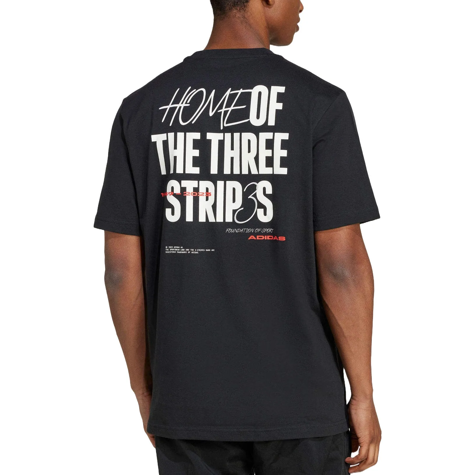 adidas Brand Love Graphic T-Shirt 'Black' IW2679 sold by KicksCrew product image thumbnail 2