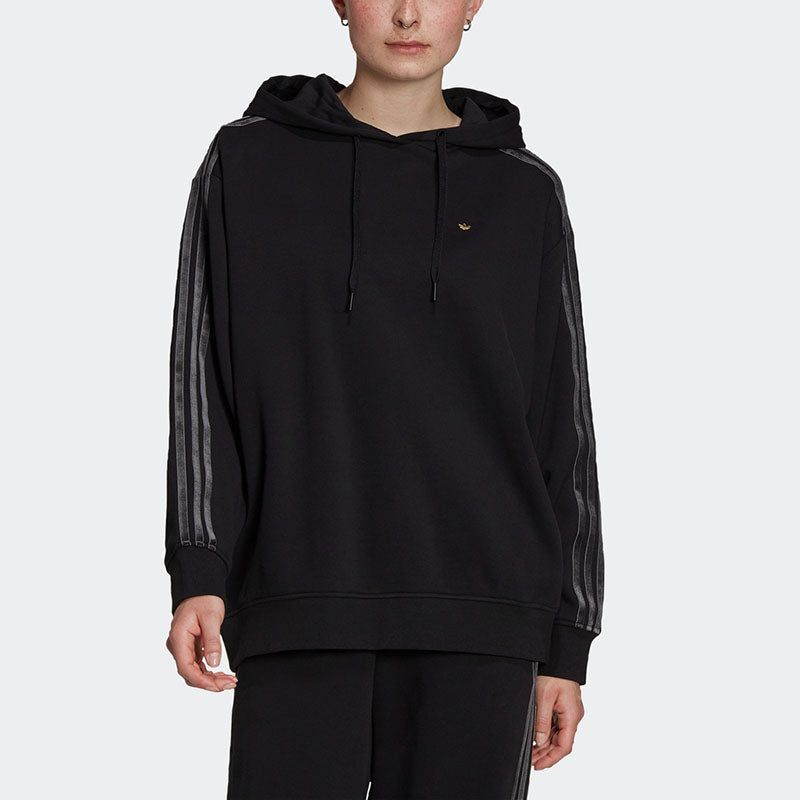 (WMNS) Adidas Originals Cotton Sweatshirts 'Black' H18039 sold by KicksCrew product image thumbnail 2