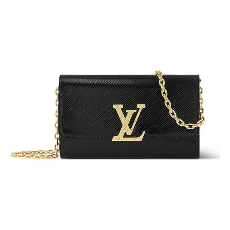 (WMNS) LOUIS VUITTON Pochette Louise Epi Leather Handbag 'Black' M23756 sold by KicksCrew