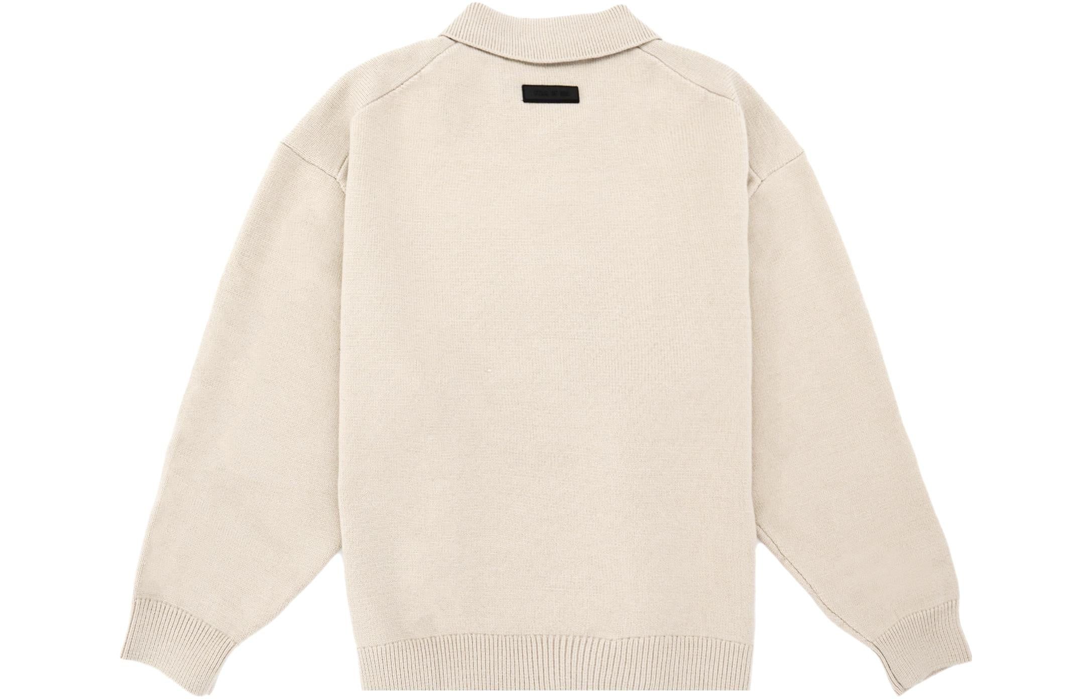 Fear of God Essentials FW23 Knit Polo Shirt 'Silver Cloud' 192BT232182F sold by KicksCrew product image thumbnail 2