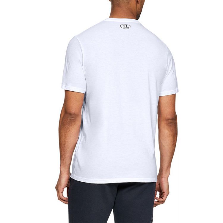 Under Armour Multi Logo T-shirt 'White' 1348433-100 sold by KicksCrew product image thumbnail 4