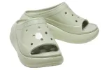 (WMNS) Crocs Crush High Shine Slides 'Light Green' 209648-3VS sold by KicksCrew