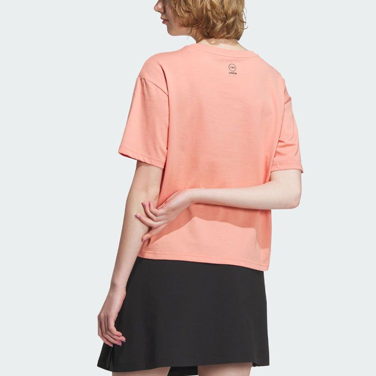 (WMNS) adidas Neo Graphic Short Sleeve T-Shirt 'Pink' IK5152 sold by KicksCrew product image thumbnail 3