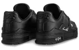 LOUIS VUITTON LV Trainers 'Black' 1A9AFU sold by KicksCrew