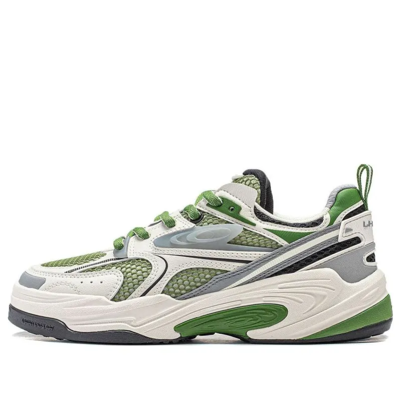 (WMNS) Li-Ning Shining Star 2 'White Grey Green' AGLT172-4 sold by KicksCrew