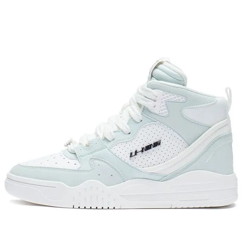 (WMNS) Li-Ning Moon White High 'White Baby Blue' AGCS250-1 sold by KicksCrew
