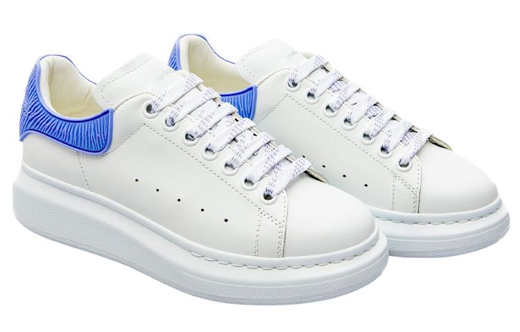 (WMNS) Alexander McQueen Oversized Shoes 'Cream White Electric Blue' 718157WICGK8870 sold by KicksCrew product image thumbnail 3