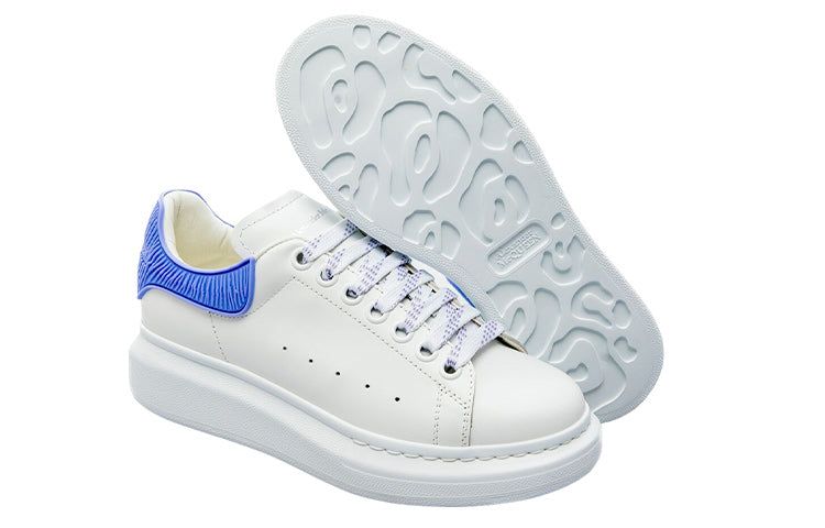 (WMNS) Alexander McQueen Oversized Shoes 'Cream White Electric Blue' 718157WICGK8870 sold by KicksCrew product image thumbnail 4