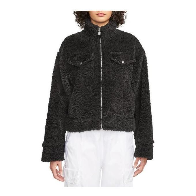 (WMNS) Air Jordan Jacket 'Black' FD7168-010 sold by KicksCrew