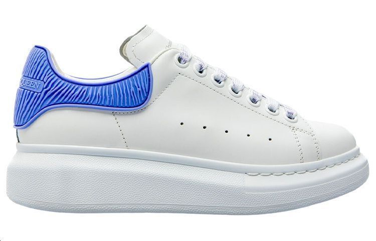 (WMNS) Alexander McQueen Oversized Shoes 'Cream White Electric Blue' 718157WICGK8870 sold by KicksCrew product image thumbnail 2