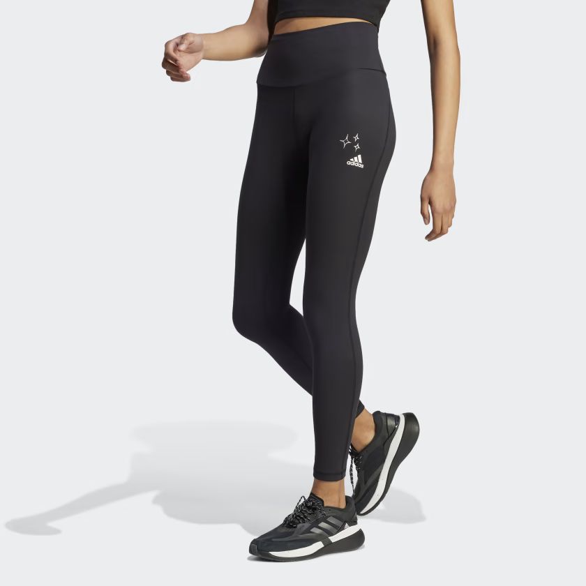 (WMNS) adidas Scribble Leggings 'Black' IJ8762 sold by KicksCrew product image thumbnail 2