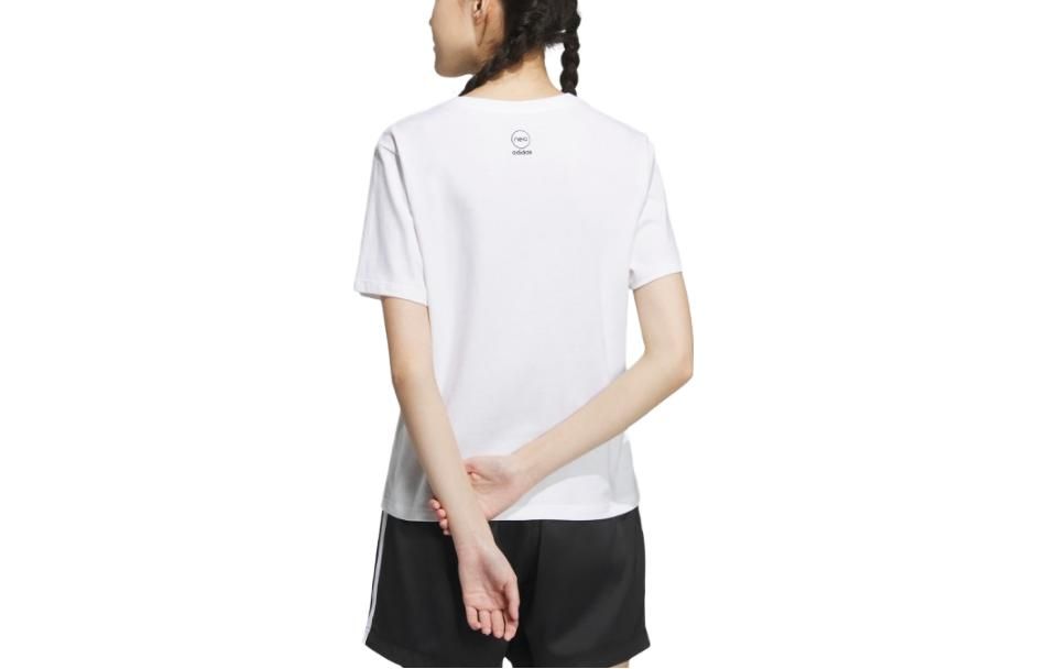 (WMNS) adidas Neo Graphic T-Shirt 'White' IP3875 sold by KicksCrew product image thumbnail 2