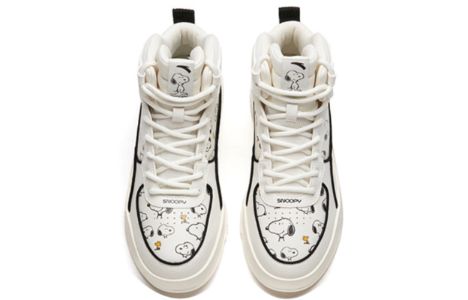 (WMNS) ANTA x SNOOPY Sportswear Casual Skate Shoes 'White Black' 922138011-8 sold by KicksCrew