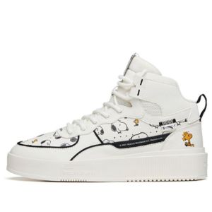 (WMNS) ANTA x SNOOPY Sportswear Casual Skate Shoes 'White Black' 922138011-8 sold by KicksCrew