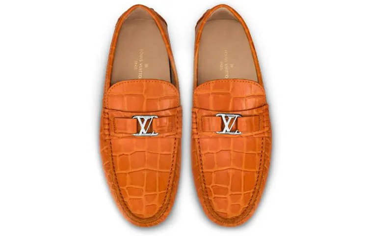 LOUIS VUITTON Hockenheim Moccasin Shoes 'Orange' 1A4U0Q sold by KicksCrew product image thumbnail 3