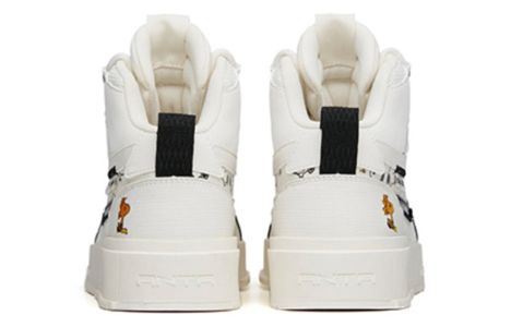 (WMNS) ANTA x SNOOPY Sportswear Casual Skate Shoes 'White Black' 922138011-8 sold by KicksCrew