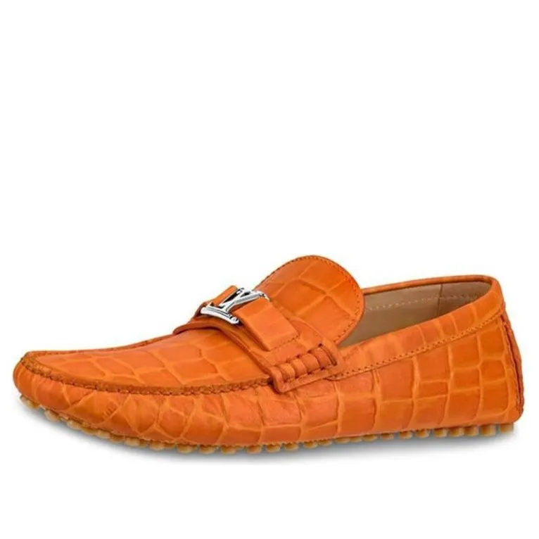 LOUIS VUITTON Hockenheim Moccasin Shoes 'Orange' 1A4U0Q sold by KicksCrew